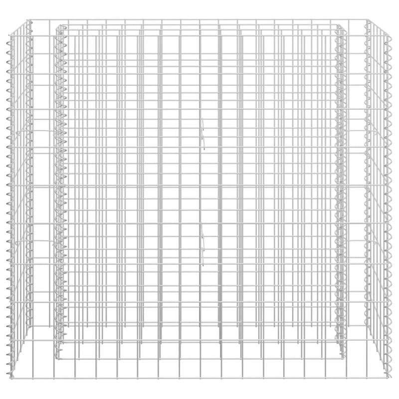 vidaXL horganyzott acél gabion magaságyás 90 x 30 x 90 cm