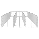 vidaXL horganyzott acél gabion magaságyás 180 x 30 x 10 cm