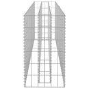 vidaXL horganyzott acél gabion magaságyás 180 x 30 x 60 cm