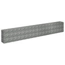 vidaXL horganyzott acél gabion magaságyás 360 x 30 x 60 cm