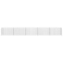 vidaXL horganyzott acél gabion magaságyás 450 x 30 x 60 cm