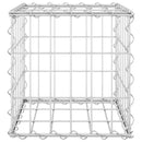 vidaXL kocka alakú acélhuzal gabion magaságyás 30 x 30 x 30 cm