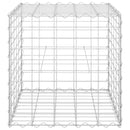 vidaXL kocka alakú acélhuzal gabion magaságyás 50 x 50 x 50 cm