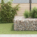 vidaXL kocka alakú acélhuzal gabion magaságyás 60 x 60 x 60 cm