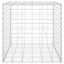 vidaXL kocka alakú acélhuzal gabion magaságyás 60 x 60 x 60 cm
