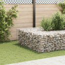 vidaXL kocka alakú acélhuzal gabion magaságyás 60 x 60 x 60 cm