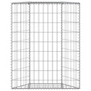 vidaXL trapéz alakú horganyzott acél gabion magaságyás 80x20x100 cm