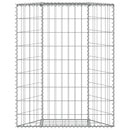 vidaXL trapéz alakú horganyzott acél gabion magaságyás 80x20x100 cm