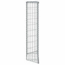 vidaXL trapéz alakú horganyzott acél gabion magaságyás 80x20x100 cm