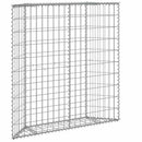 vidaXL trapéz alakú horganyzott acél gabion magaságyás 100x20x100 cm