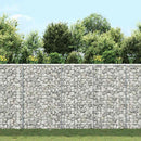 vidaXL trapéz alakú horganyzott acél gabion magaságyás 100x20x100 cm