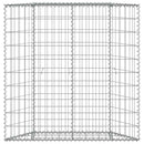 vidaXL trapéz alakú horganyzott acél gabion magaságyás 100x20x100 cm