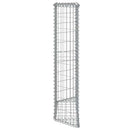 vidaXL trapéz alakú horganyzott acél gabion magaságyás 100x20x100 cm