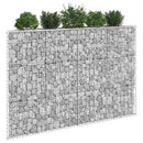 vidaXL trapéz alakú horganyzott acél gabion magaságyás 150x20x100 cm
