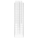 vidaXL H alakú acéldrót virágtartó gabion 260 x 40 x 150 cm