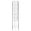 vidaXL H alakú acéldrót virágtartó gabion 260 x 40 x 200 cm