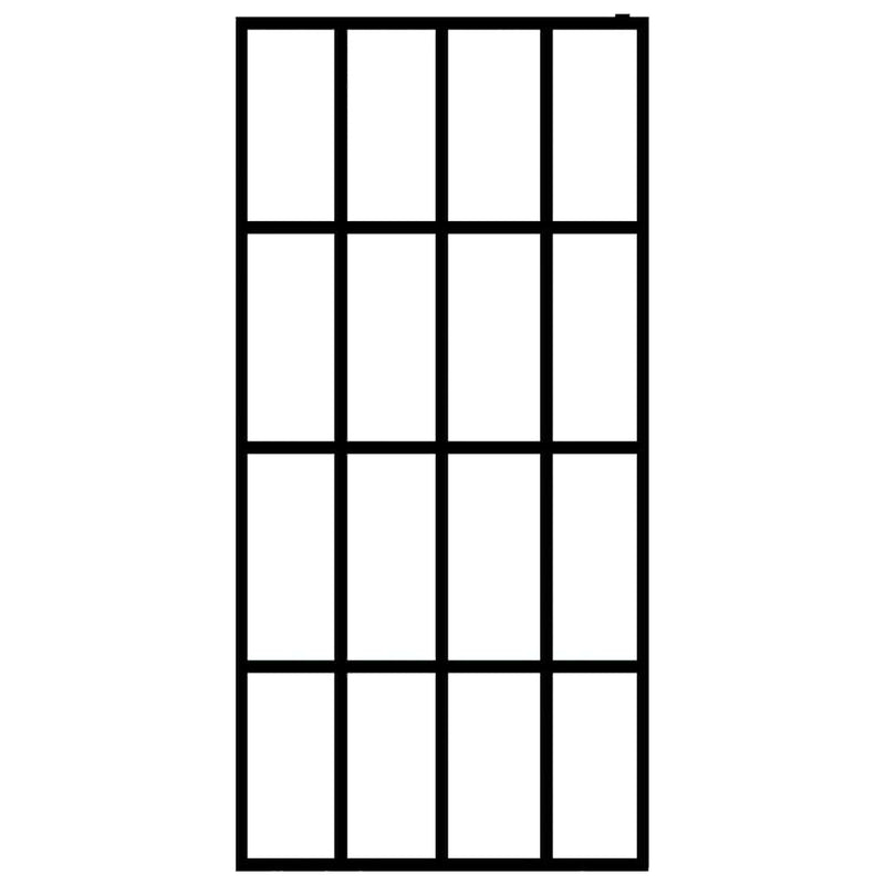 vidaXL átlátszó edzett üveg zuhanyfal 140 x 195 cm