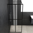 vidaXL átlátszó edzett üveg zuhanyfal 140 x 195 cm
