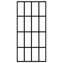 vidaXL homályosított edzett üveg zuhanyfal 80 x 195 cm