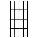 vidaXL homályosított edzett üveg zuhanyfal 80 x 195 cm