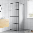 vidaXL homályosított edzett üveg zuhanyfal 80 x 195 cm