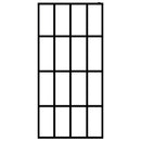vidaXL homályosított edzett üveg zuhanyfal 90 x 195 cm
