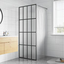 vidaXL homályosított edzett üveg zuhanyfal 90 x 195 cm