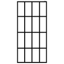 vidaXL homályosított edzett üveg zuhanyfal 118 x 190 cm