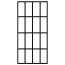 vidaXL homályosított edzett üveg zuhanyfal 140 x 195 cm