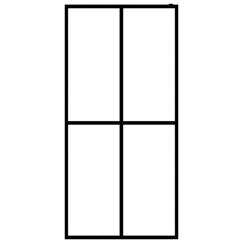 vidaXL homályosított edzett üveg zuhanyfal 80 x 195 cm
