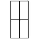 vidaXL homályosított edzett üveg zuhanyfal 100 x 195 cm