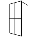 vidaXL homályosított edzett üveg zuhanyfal 118 x 190 cm