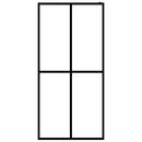 vidaXL homályosított edzett üveg zuhanyfal 140 x 195 cm