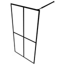 vidaXL homályosított edzett üveg zuhanyfal 140 x 195 cm