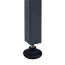 vidaXL fekete acél munkapad 120 x 60 x 85 cm