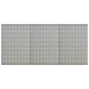 vidaXL 3 db falra szerelhető acél rögzítőtábla 40 x 58 cm