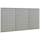 vidaXL 3 db falra szerelhető acél rögzítőtábla 40 x 58 cm