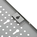 vidaXL 3 db falra szerelhető acél rögzítőtábla 40 x 58 cm