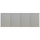 vidaXL 4 db falra szerelhető acél rögzítőtábla 40 x 58 cm