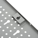 vidaXL 4 db falra szerelhető acél rögzítőtábla 40 x 58 cm