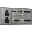 vidaXL 3 db falra szerelhető acél rögzítőtábla 40 x 58 cm