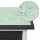 vidaXL egyszintes szürke fa kültéri nyúlketrec