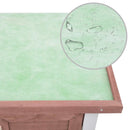 vidaXL négyajtós barna fa kültéri nyúlketrec