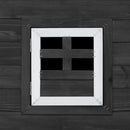 vidaXL szürke kültéri fa tyúkól 1 tojástartó ketreccel