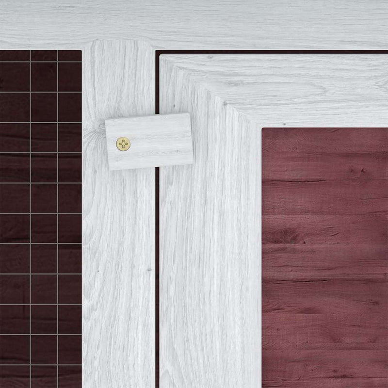 vidaXL barna kétszintes fa nyúlketrec