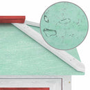 vidaXL piros kétszintes fa nyúlketrec