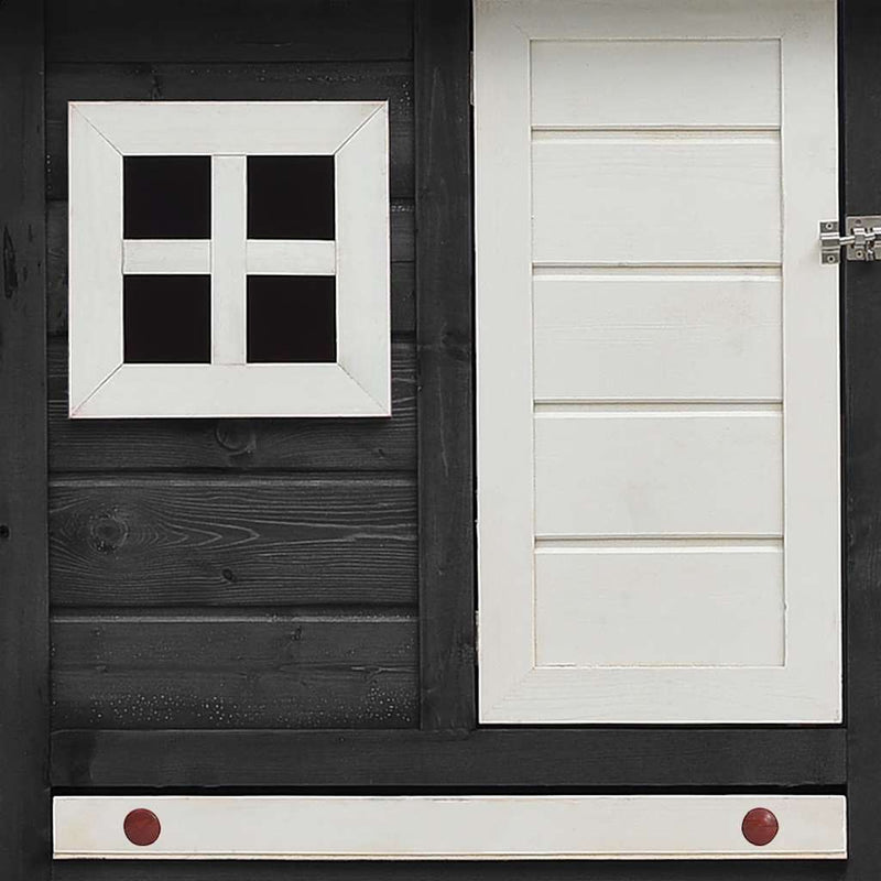 vidaXL szürke tömör fenyő- és jegenyefa tyúkól 170 x 81 x 110 cm