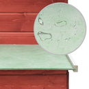 vidaXL piros tömör fenyő- és jegenyefa tyúkól 170 x 81 x 110 cm