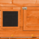 vidaXL tömör fenyőfa nyúlketrec 140 x 63 x 120 cm