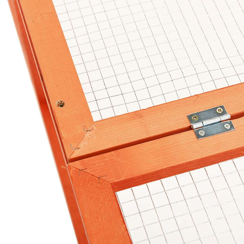 vidaXL tömör fenyőfa nyúlketrec 183 x 90 x 46,5 cm